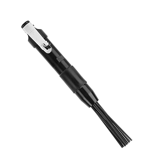 Needle Scaler Air Needle Scaler Steel 4400 RPM Needle Slag Cleaner Air Pneumatic Rust Slag Remove Deburring Cleaning Tool Qiilu