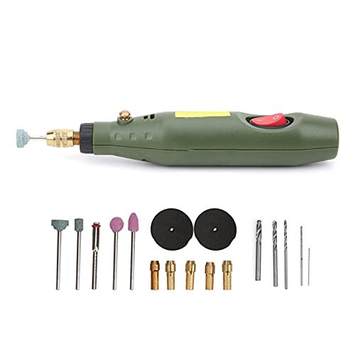 Mini Electric Drill, 18000 Rpm Grinder Engraver Rotary Carver Tool Kit, Agate Wood Carving US Plug AC 100‑240V, for Around-The-House and Crafting Niiyen