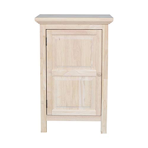 IC International Concepts Single Jelly Cabinet, 36-Inch, Unfinished IC International Concepts