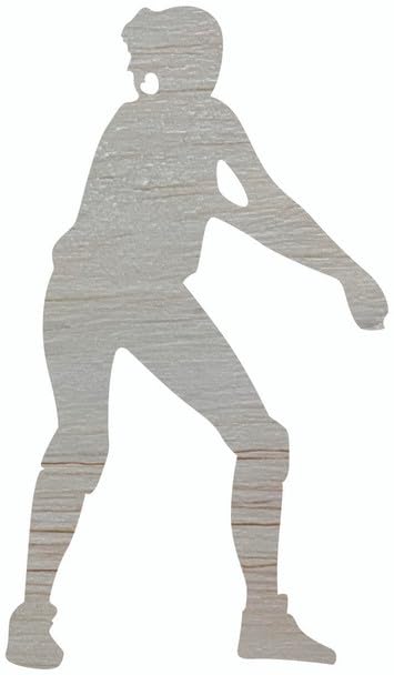 Volleyball Player Hitting Wood 22" Shape, Unfinished Sports Craft NEXTCraft