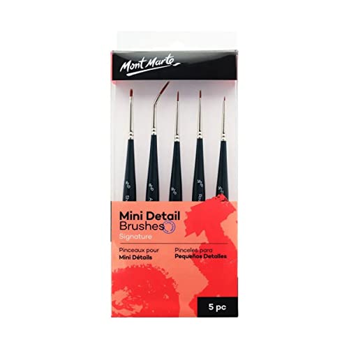 Mont Marte Mini Detail Brush Set 5pce MONT MARTE
