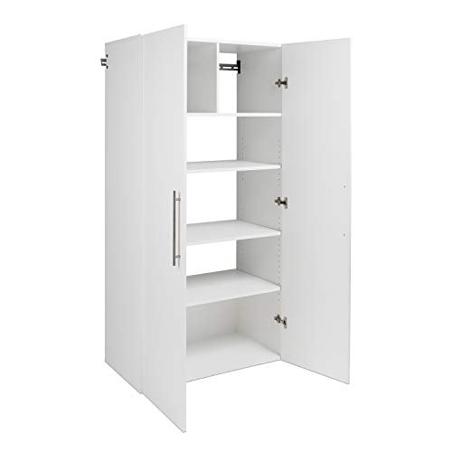 Prepac HangUps Large Elegant Wall-Mounted Storage Cabinet in White Prepac