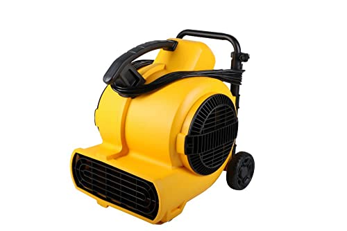 DEWALT 3/4 HP Air Mover, 3 Speed MAX 1800 CFM Floor Fan, Portable Utility Blower Fan, DXAM-2818 DEWALT