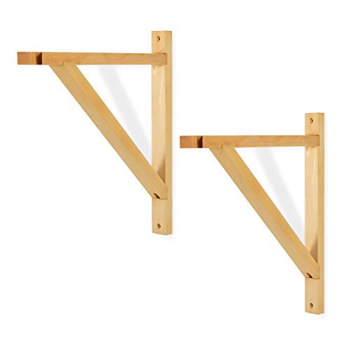 Rustic State Palma Wall Mount Wood Triangle Sconce Bracket for Plug in Hanging Pendant Light Lamp Cord Kit Fixture - DIY Shelf Project Decoration - Rustic State