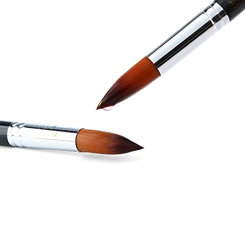 Transon 13pcs Round Paint Brush Set Synthetic Bristle Complete Round Brush Set for Watercolor Acrylic Gouache Ink Tempera TRANSON