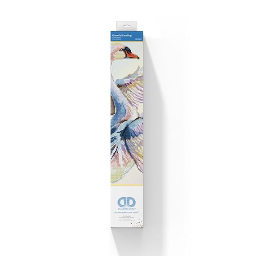 DIAMOND DOTZ ® - Graceful Landing, Partial Drill, Round Dotz, Diamond Painting Kits, Diamond Art Kits for Adults, Gem Art, Diamond Art, Kits, 20"x20" DIAMOND DOTZ