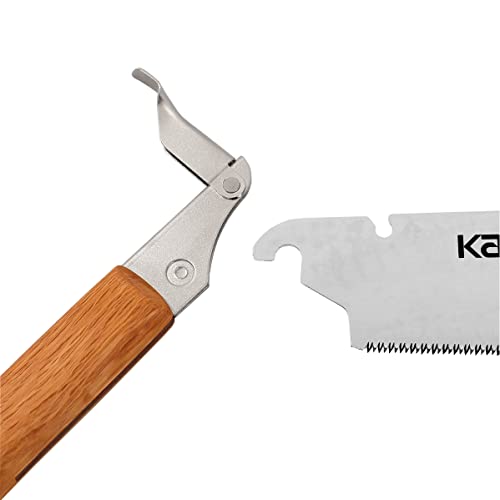 KAKURI Japanese Pull Saw Rip Cut 10 Inch, TATEBIKI Ripping Blade, Woodworking Japanese Hand Saw Kataba, Oil Finished Red Oak Handle, Made in JAPAN KAKURI
