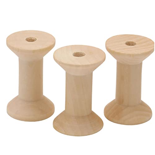 EXCEART 60 Pcs Embroidery Thread Holder Weaving Kit Sewing Project Kits Glass Holder Craft Spools Sewing Machine Accessories Weaving Bobbins Wire EXCEART