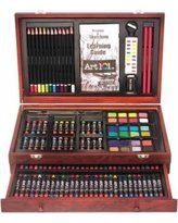 ART 101 USA 53132 132pc Wood Case Art Set WoodArtSupply