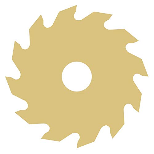 Saw Blade Cutout Unfinished Wood Father's Day Personalized Gift Man Cave Door Hanger MDF Shaped Canvas Style 1 (6") Diverse Woodworking