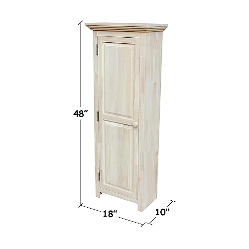 IC International Concepts Storage Cabinet, 48-Inch, Unfinished IC International Concepts