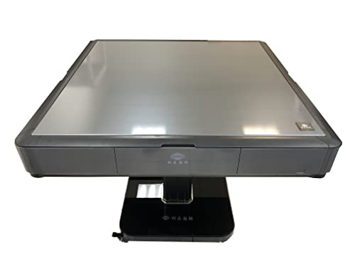 USA MJ Table Roller Coaster Style 40mm Chinese/Filipinos/American Mahjong Folding Automatic Mahjong Table Gray Color Ultra Thin 2 Set of Numbered usamjtable