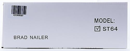 Woodpecker ST64 14 Gauge 3/4" to 2-1/2" Pneumatic Concrete T Nailer Gun with 400pcs Concrete T Nails, Air Power Heavy Duty Concrete Nail Gun Brad Since