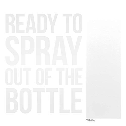 U.S. Art Supply White Opaque Acrylic AirbrU.S.h Paint 8 oz.- Ready to Spray and Also Great Acrylic for Pouring Art U.S. Art Supply