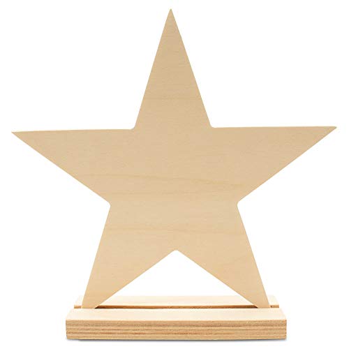 Stand for Wooden Cutouts 5 Inch, Pack of 10, Fits 1/4" Thick Wooden Cutouts, Use for Centerpieces and Displays, by Woodpeckers Woodpeckers