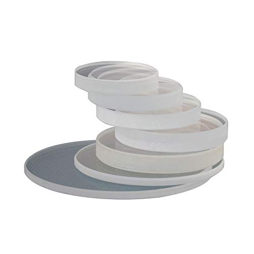 Cloudray Fiber Laser Protective Lens Dia 37mm Thk 7mm 0-10kw for 1064nm Fiber Laser Engraver BM114S/Precitec Procutter(10PCS) Cloudray