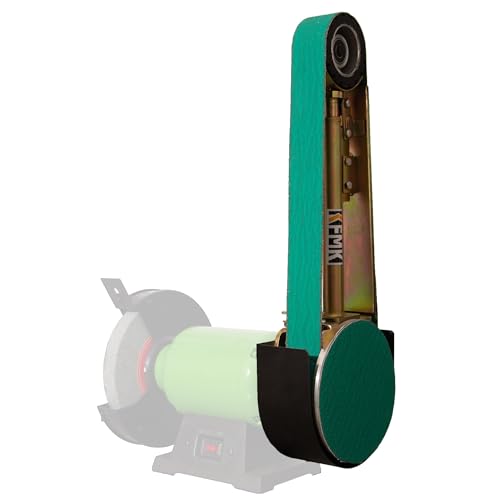 KFMK 2"x48" Belt Grinder Attachment for Bench Grinders, 2x48 Inch Belt and 7 Inch Disc Sander Attachment for Bench Grinders KFMK