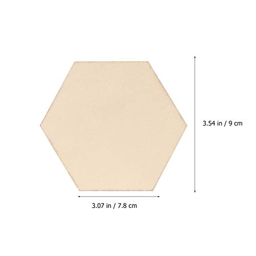 MAGICLULU 1 25pcs Unfinished Wooden Name Tag Wooden Cutouts Crafts Wooden Slices Blank Name Painting Wood Slices Natural Wedding Scrapbook Wooden MAGICLULU