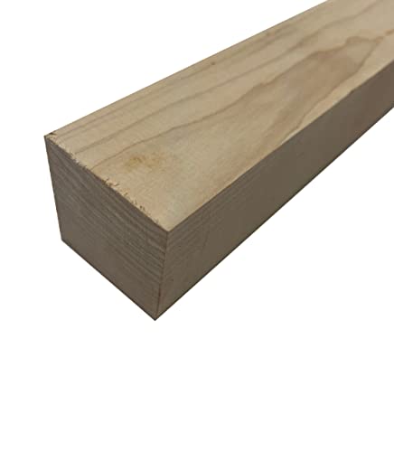 Exotic Wood Zone | Hard Maple Wood Turning Blanks 2pcs- 2" x 2" x 6" Exotic Wood Zone