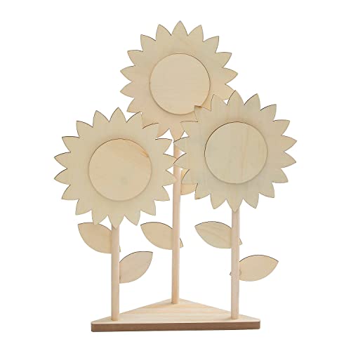 DIY Unfinished Wood Tabletop Sunflower Fun Express