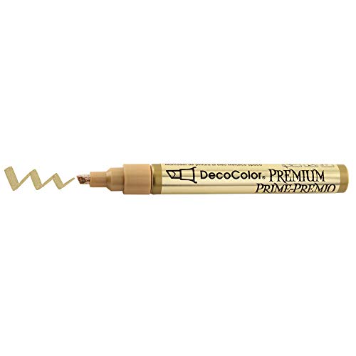 DecoColor Premium Chisel Paint Marker, Gold Uchida of America
