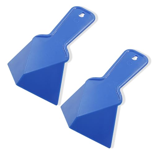 Moicstiy Drywall Trowel Plastic Inside Corner Trowel Tool for Drywall Tools Corner Trowel Building scraping(Blue) Moicstiy