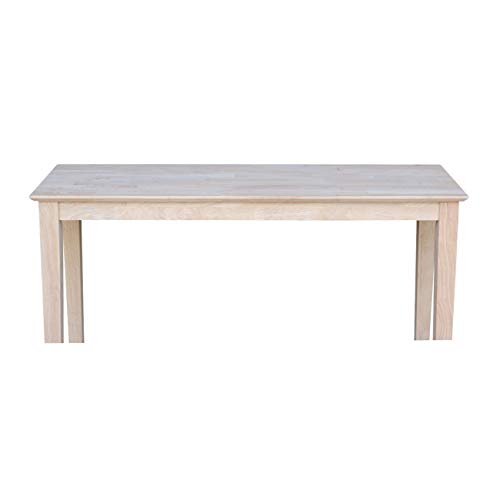 International Concepts Shaker Sofa Table, Unfinished IC International Concepts