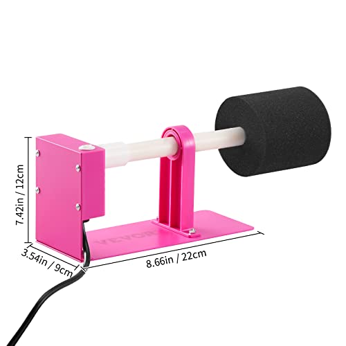 VEVOR Cup Turner for Crafts Tumbler, Tumbler Turner DIY Glitter Epoxy Resin Tumblers, Epoxy Pen Turner Attachment with Silent UL Motor Two-Way VEVOR