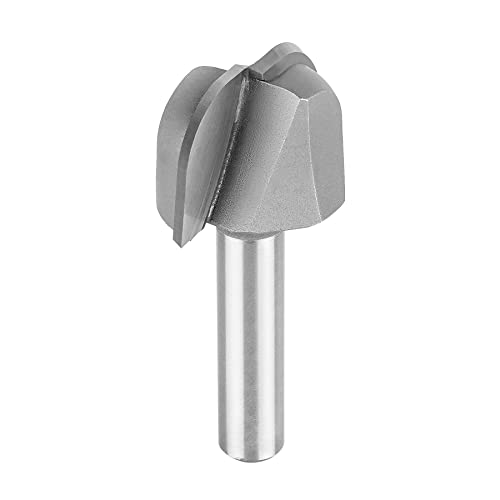 SpeTool 1/4" Shank Bowl & Tray Router Bit 3/4 Cutting Diameter Double Flute Woodworking Milling Cutter Tool SpeTool
