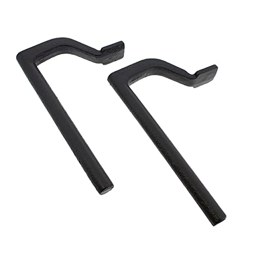 DCT Bench Holdfast Woodworking Tools – 8in Bench Holdfast Clamps Woodworking Bench Holddown Clamps, 2 Pack Deadwood Crafted Tools