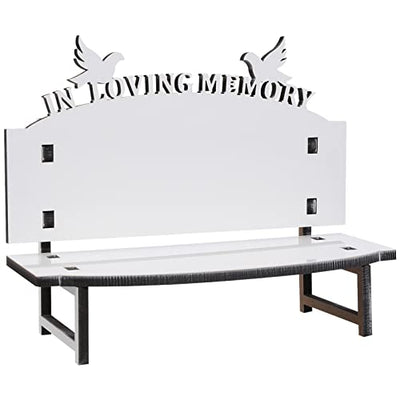 Tofficu Sublimation Blank Bench DIY Sublimation Chair Blanks Decor Nautical Beach Themed Picture Frame for Tabletop Home Decor Bird in Loving Memory
