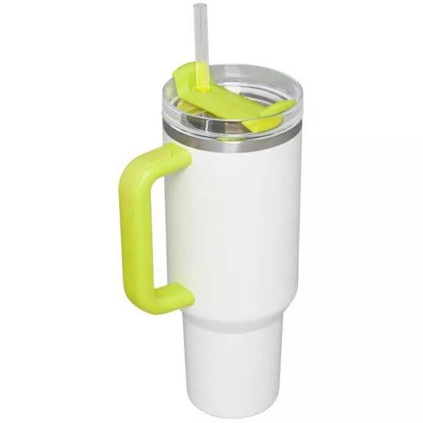 Stanley 40oz Stainless Steel H2.0 FlowState Quencher Tumbler Frost/Electric Yellow Stanley