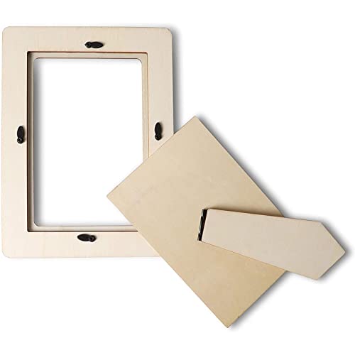 Bright Creations Wooden Picture Frame for 4 x 6 Inch Photos (4 Pack) Bright Creations