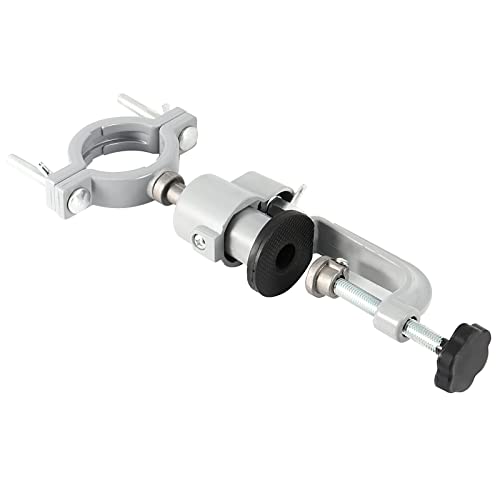 MAHIONG 2 Packs 2 Inch Bench Clamp Vise Grinder Holder, 360 Degree Aluminium Alloy Electric Universal Stand Holder Table Clamp Vise for Woodworking MAHIONG