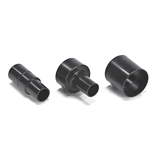 Shop-Vac 8011733 3-Piece Adapter Kit, Poly Pro Plastic Construction, 1 Coupling, 2 Adapters, (1-Set) Shop-Vac