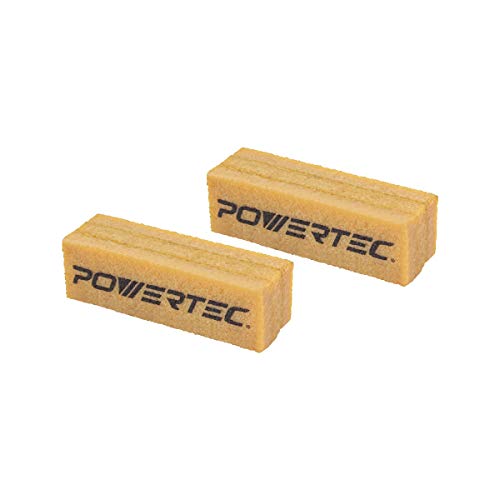 POWERTEC 71424 Abrasive Cleaning Stick for Sanding Belts & Discs | Natural Rubber Eraser - Woodworking Shop Tools for Sanding Perfection POWERTEC