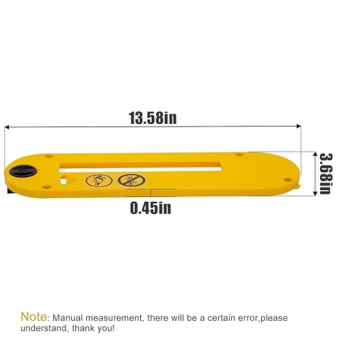 DWE7402DI Dado ThroatPlate for 10-Inch Portable Table Saw Compatible with DeWalt 10"Table Saw DWE7490 DWE7491 DWE7491RS DWE7492 FBULWSEC
