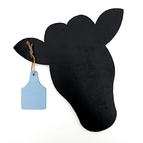 Unfinished Wooden Farm Animal Silhouette DIY Kit for Easy Painting for Wreath, Sign, Home Decor, Wall Art (Cow) AVTRBoutique