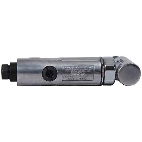 YELWAY 1/4" Angle Air Die Grinder, 20000 RPM, 90 Degree Angled Air Die Grinder, Edge Series Air Angle Die Grinder with 1/4-inch, Mini Air Angle Die YELWAY