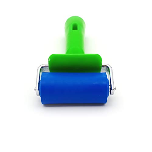 LifeGrip Rubber Brayer Roller - 2 inch/5 cm Wide - Ideal for Car Sound Deadening, Mats, Deadener Insulation, Construction, Masonry, Stamping, Anti LifeGrip Stay on Track