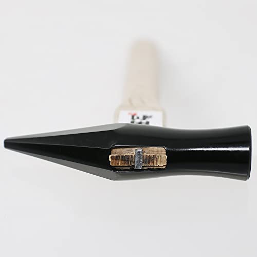 KAKURI Japanese Carpenter Hammer SAKIKIRI Nail Punch 13 oz, Professional Woodworking Nail Setter Hammer Tool, Heavy Duty Japanese Carbon Steel, Round KAKURI