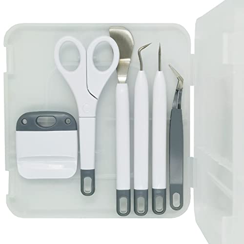 Craft Vinyl Weeding Tools Set,Precision Craft Vinyl Tools Kit,Weeding Kits,for Cricut/Silhouette/Siser/Oracal 631 651 751 Vinyl,6pcs Gary corey-z