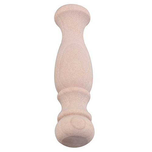 RDEXP 7.2x1.8cm Beech Unpainted Unfinished Wood Craft Spindles for Home Restaurant Decor Repair Decoration Set of 20 RDEXP
