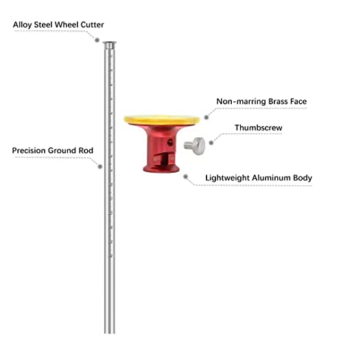 YOSELIN Wheel Marking Gauge,2 Wheel Cutter,Orking Gauges,Marking Guide Wood Marking Knife Woodworking Scribing Tools Dovetail Guide Woodworking YOSELIN