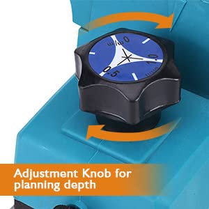 Yosoo Electric Hand Planer, 110V Portable Electric Wood Planer Hand Held Planer Woodworking Power Tool Accurate Smooth Door Planer Machine for Home Yosoo