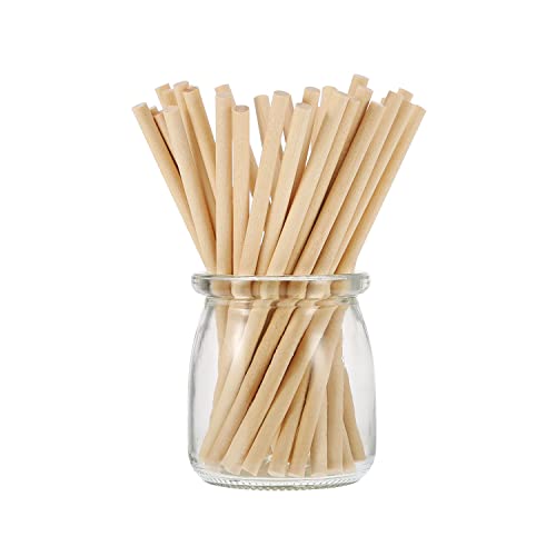 BFDYY Unfinished Natural Wood Craft Dowel Rods 100 Pack(Wood Color-6 x 1/4 Inch) EBOOT