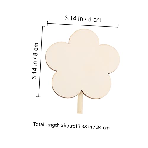 DECHOUS 14pcs Handmade Wand Unfinished Fairy Wand Party Streamers Unpainted Fairy Stick Wands for Girls Bulk Craft Supplies Bulk Gifts for Wand Kit DECHOUS