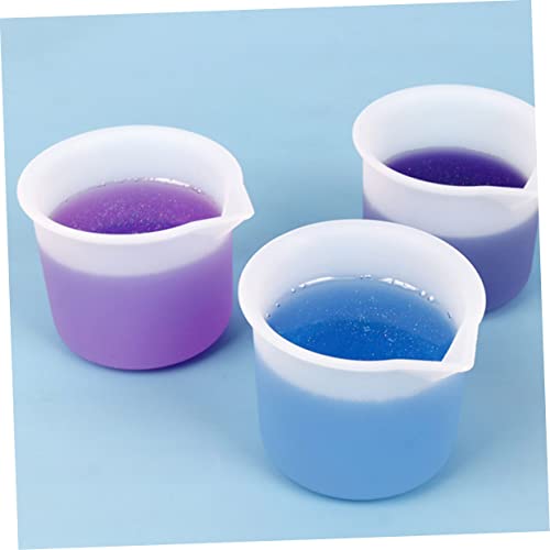 MAGICLULU 6pcs 50ml Silicone Measuring Cup Laundry Detergent Measuring Cup Resin Tools Resin Measuring Cups DIY Material Epoxy Resin Supplies MAGICLULU