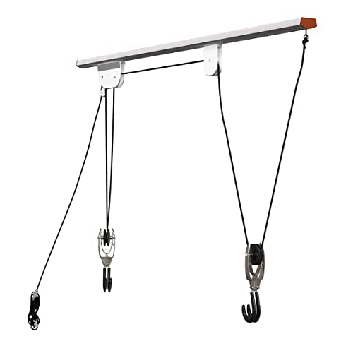 RAD Cycle Products Rail Mount Bike and Ladder Lift for Your Garage or Workshop Holds up to 75 Pounds No Mounting Board Needed RAD Cycle Products