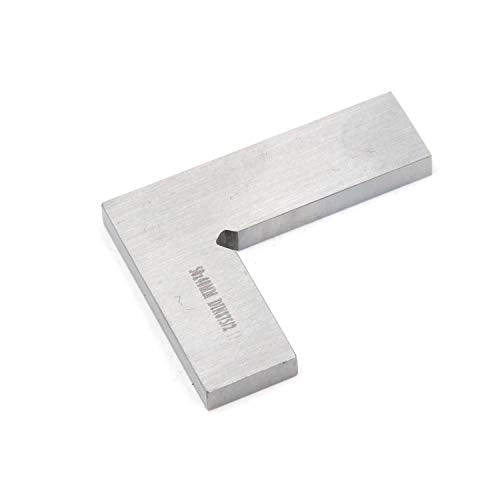 T Tulead Machinist Square Precision Square Carbon Steel Solid Machinist Square Woodworking Square 50x40mm/2"x1.57" T Tulead